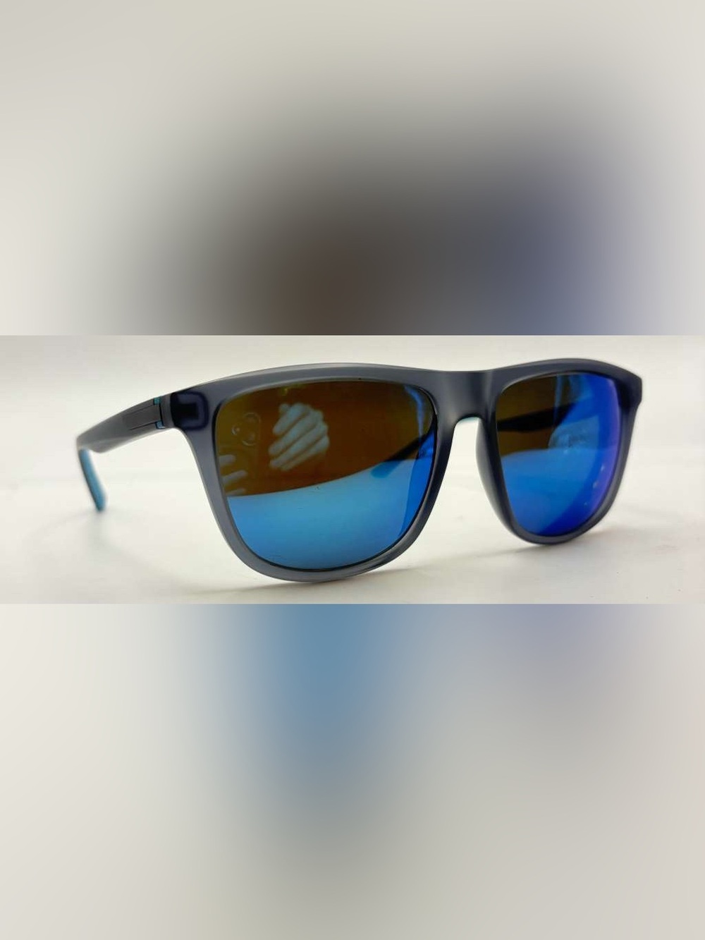 Zenni 1117212 Gray Oval Sunglasses Frames Only